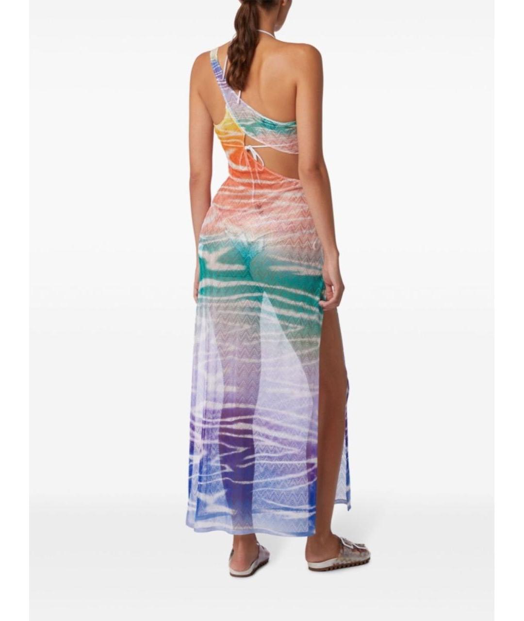 MISSONI Мульти вискозное платье, фото 2