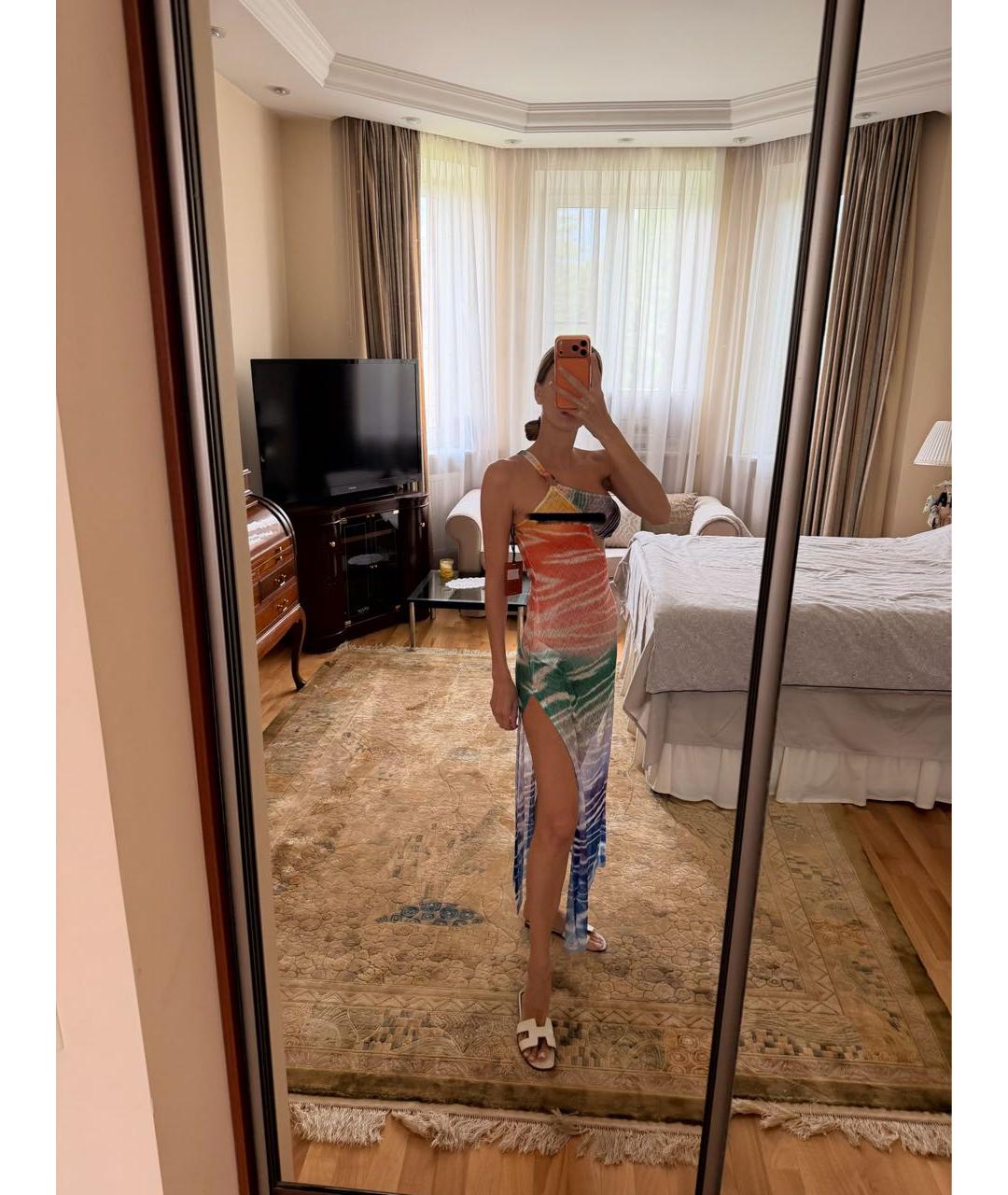 MISSONI Мульти вискозное платье, фото 6