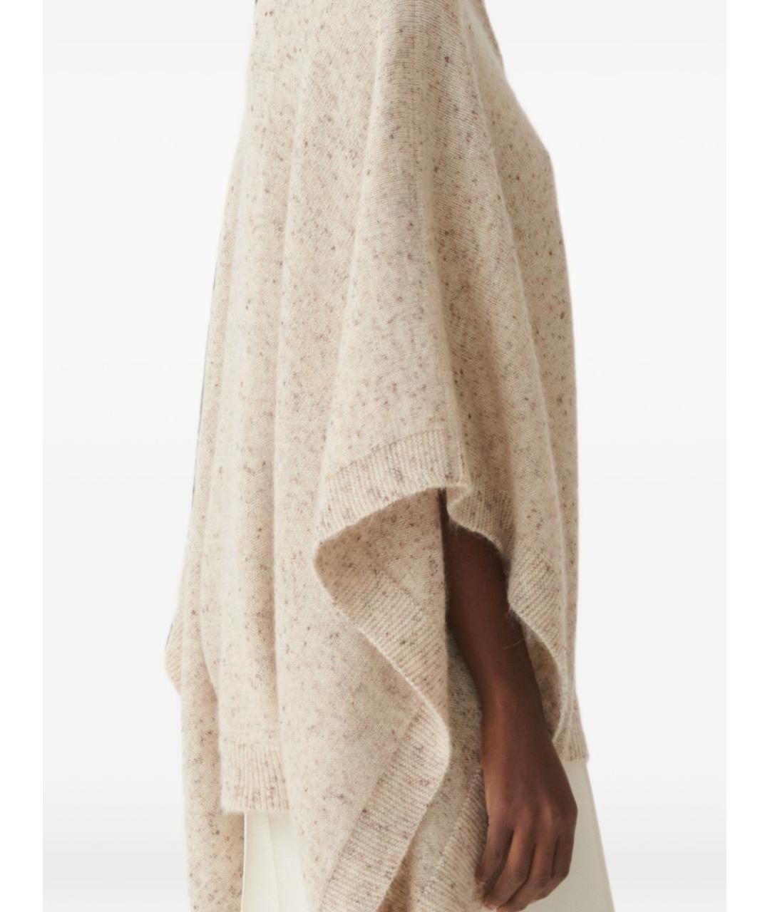 FABIANA FILIPPI Бежевый шерстяной джемпер / свитер, фото 2