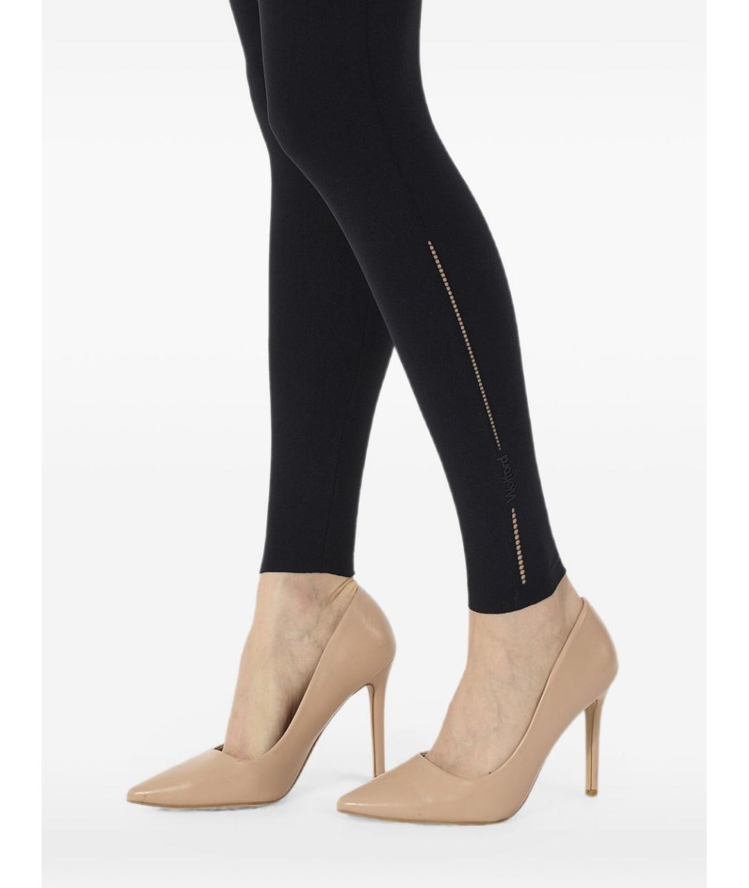 WOLFORD Черные полиэстеровые леггинсы и велосипедки, фото 2