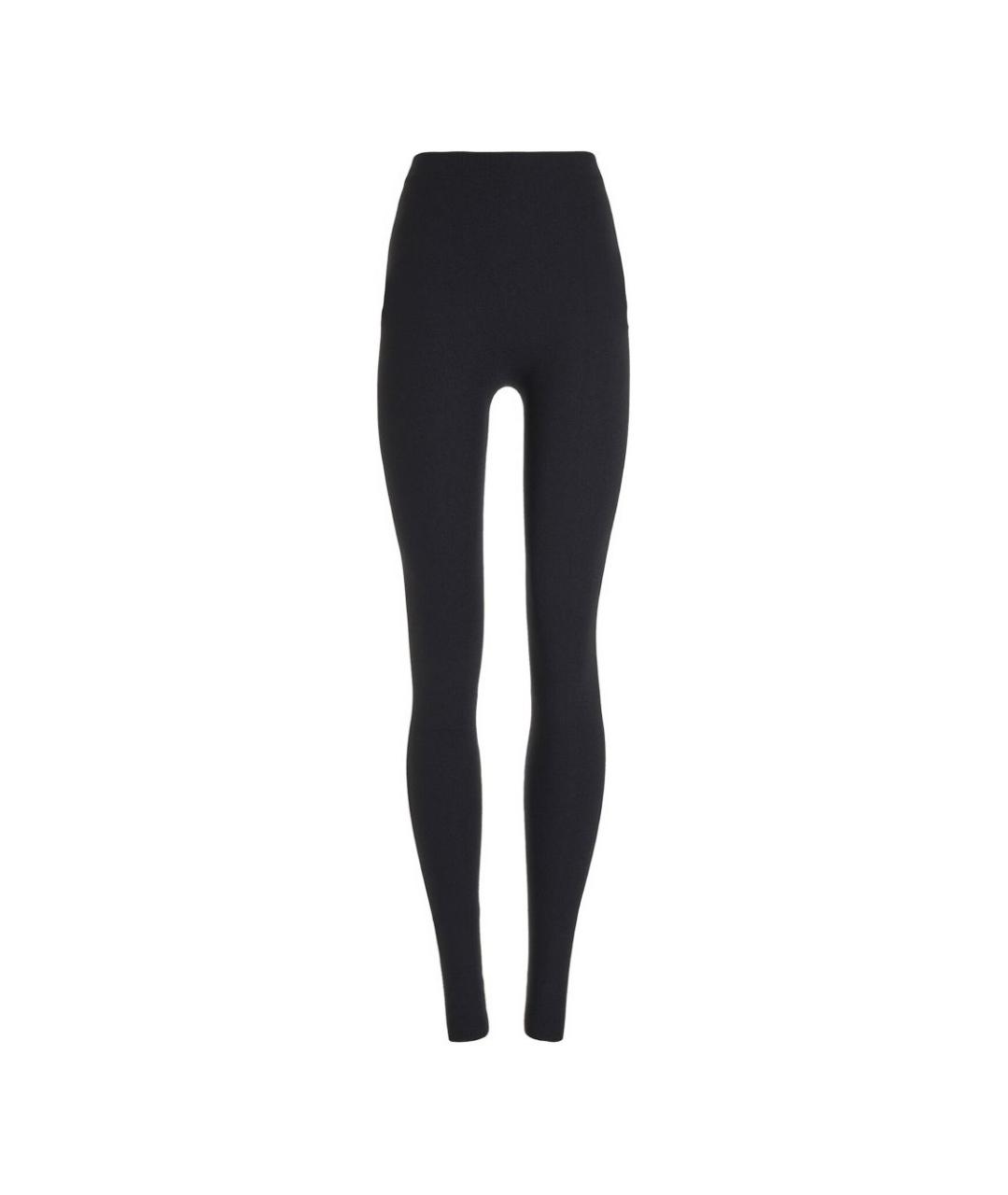 WOLFORD Черные полиэстеровые леггинсы и велосипедки, фото 1