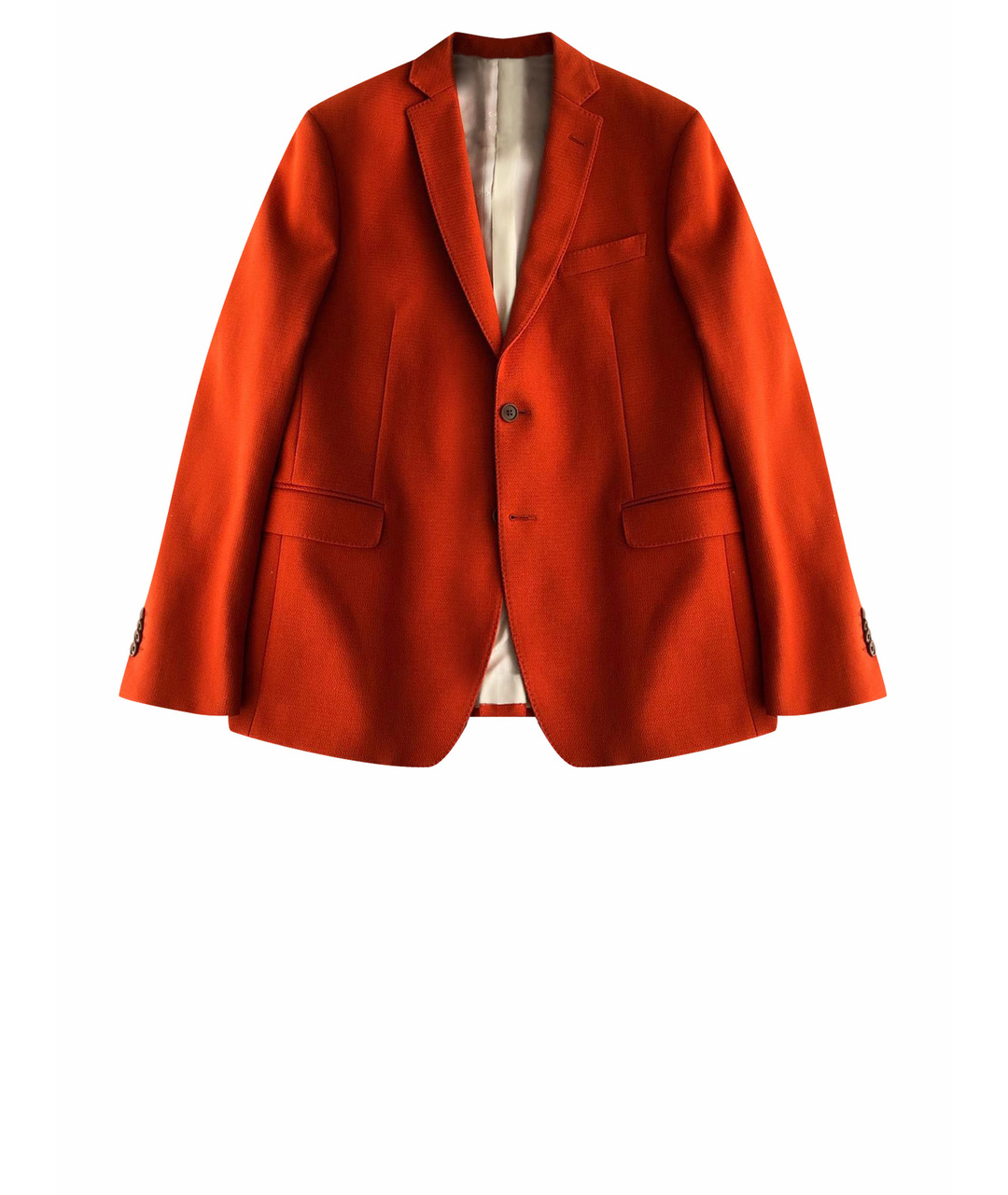 SALVATORE FERRAGAMO Оранжевый хлопковый пиджак, фото 1