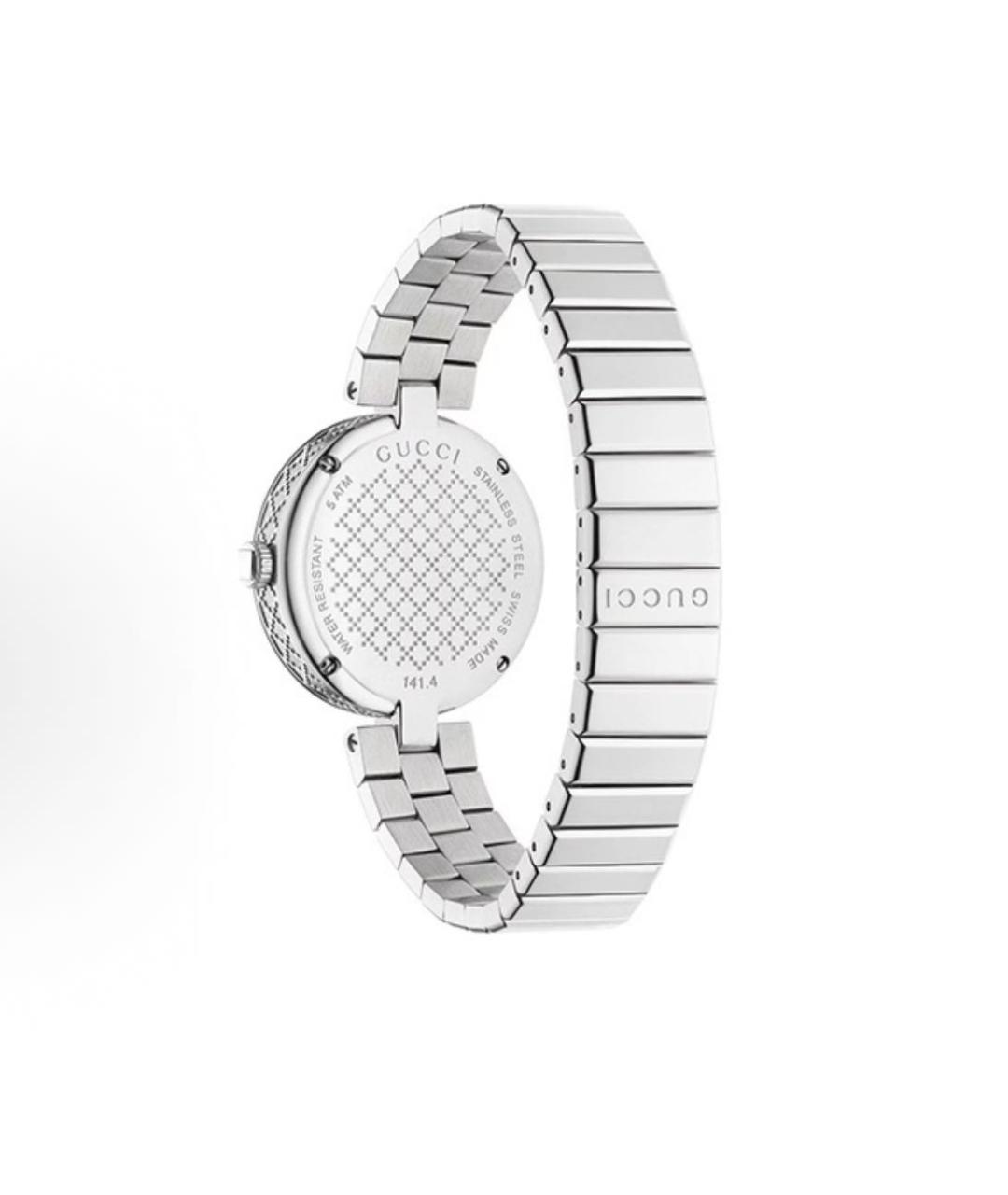 GUCCI Серебряные стальные часы, фото 2