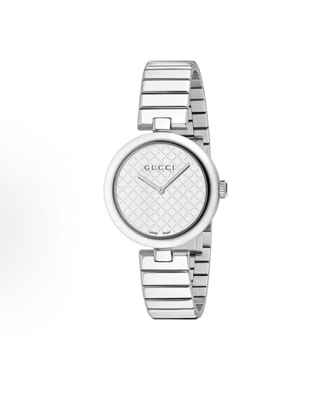 GUCCI Серебряные стальные часы, фото 7