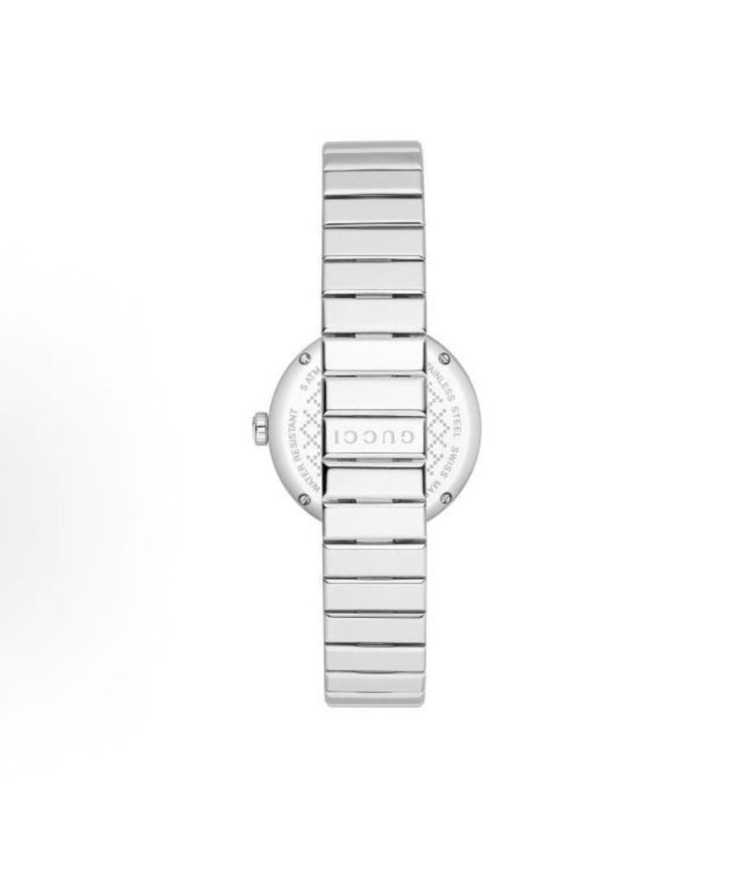 GUCCI Серебряные стальные часы, фото 3