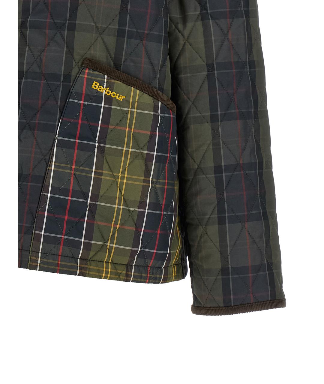 BARBOUR Зеленая полиэстеровая куртка, фото 4