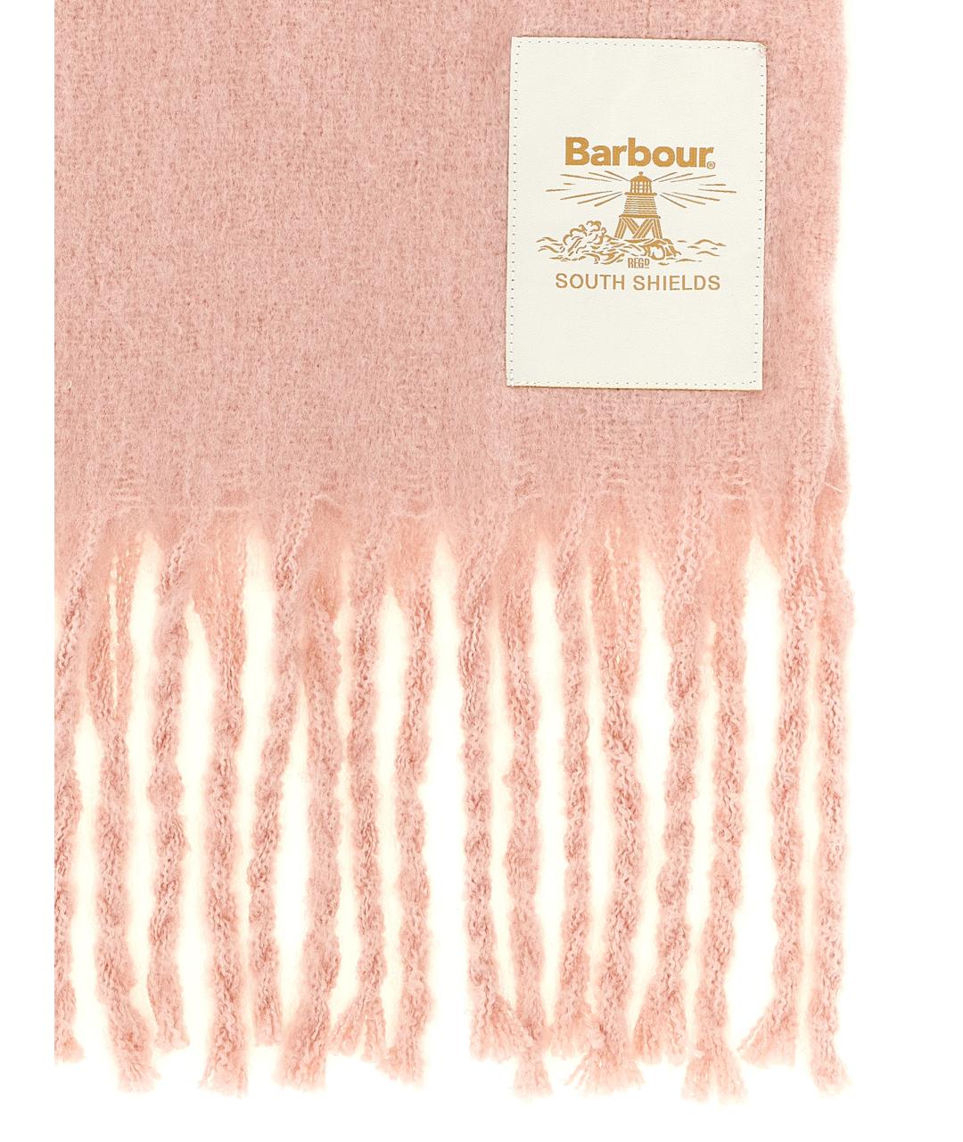 BARBOUR Розовый шарф, фото 2