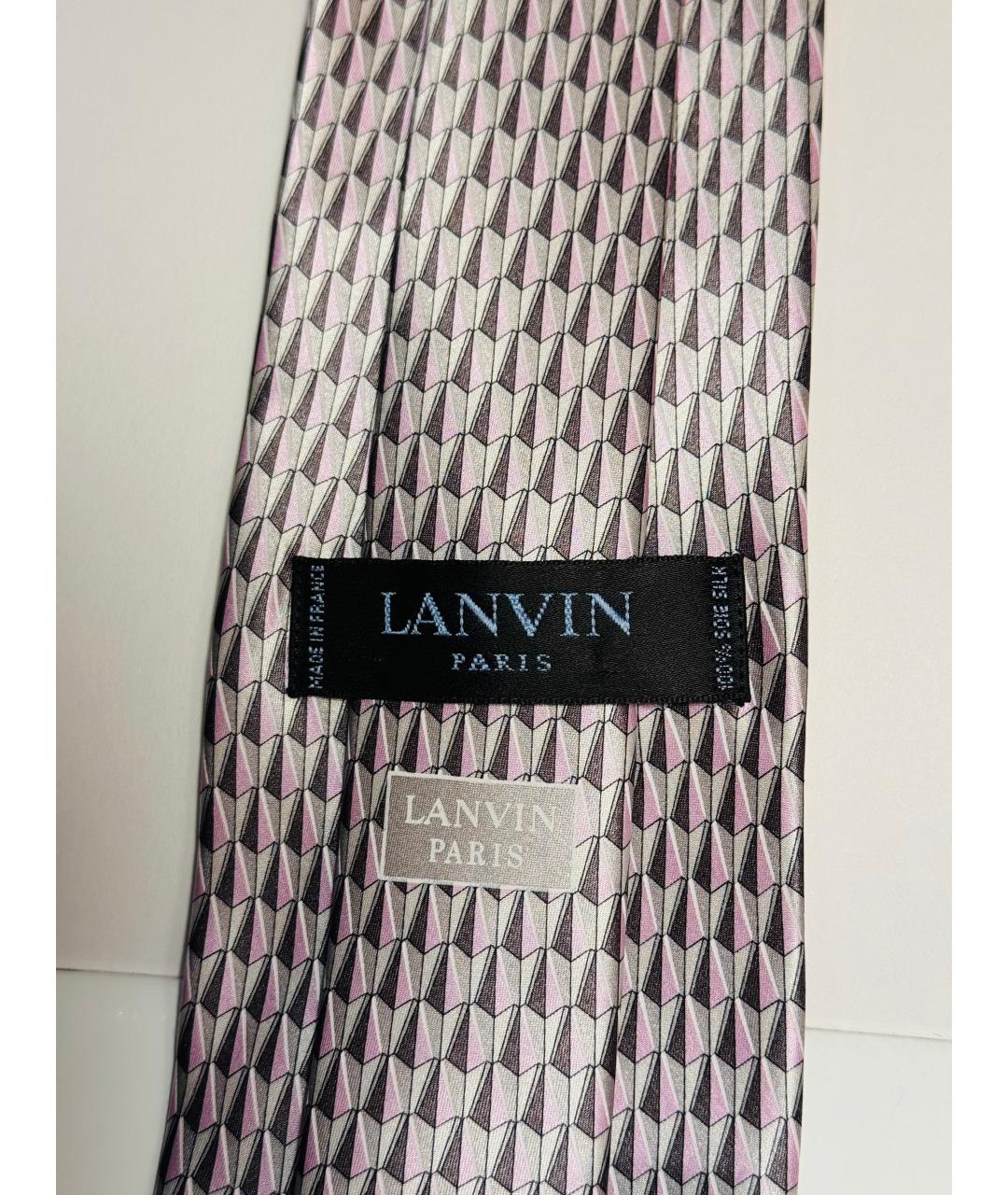 LANVIN Мульти шелковый галстук, фото 4