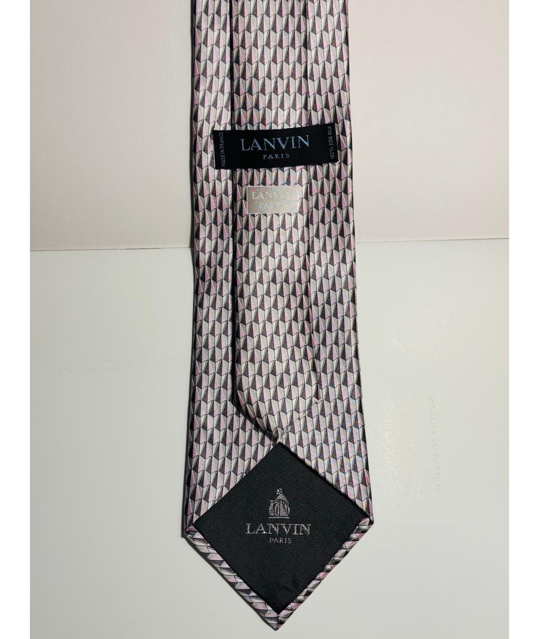 LANVIN Мульти шелковый галстук, фото 2