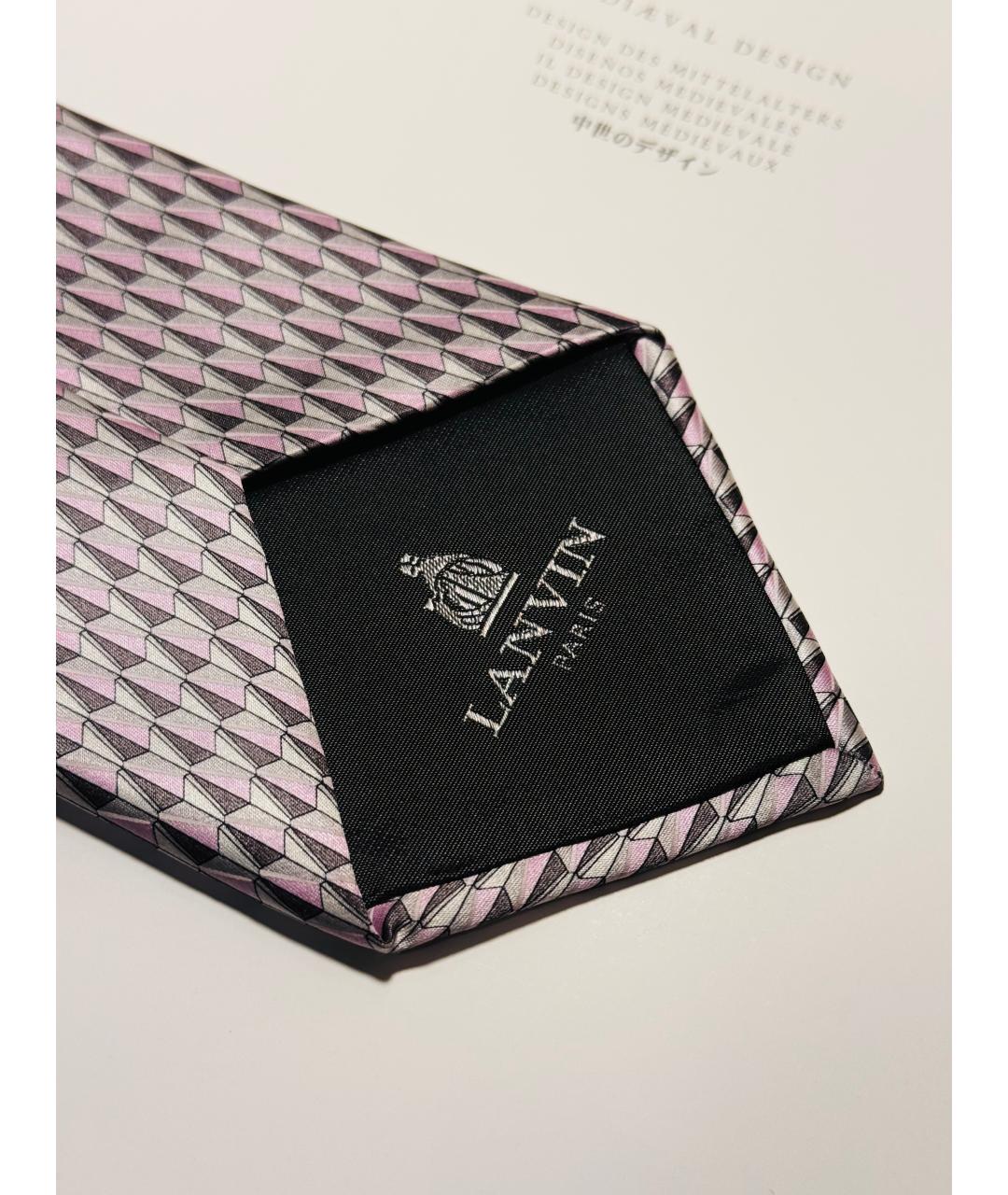 LANVIN Мульти шелковый галстук, фото 3