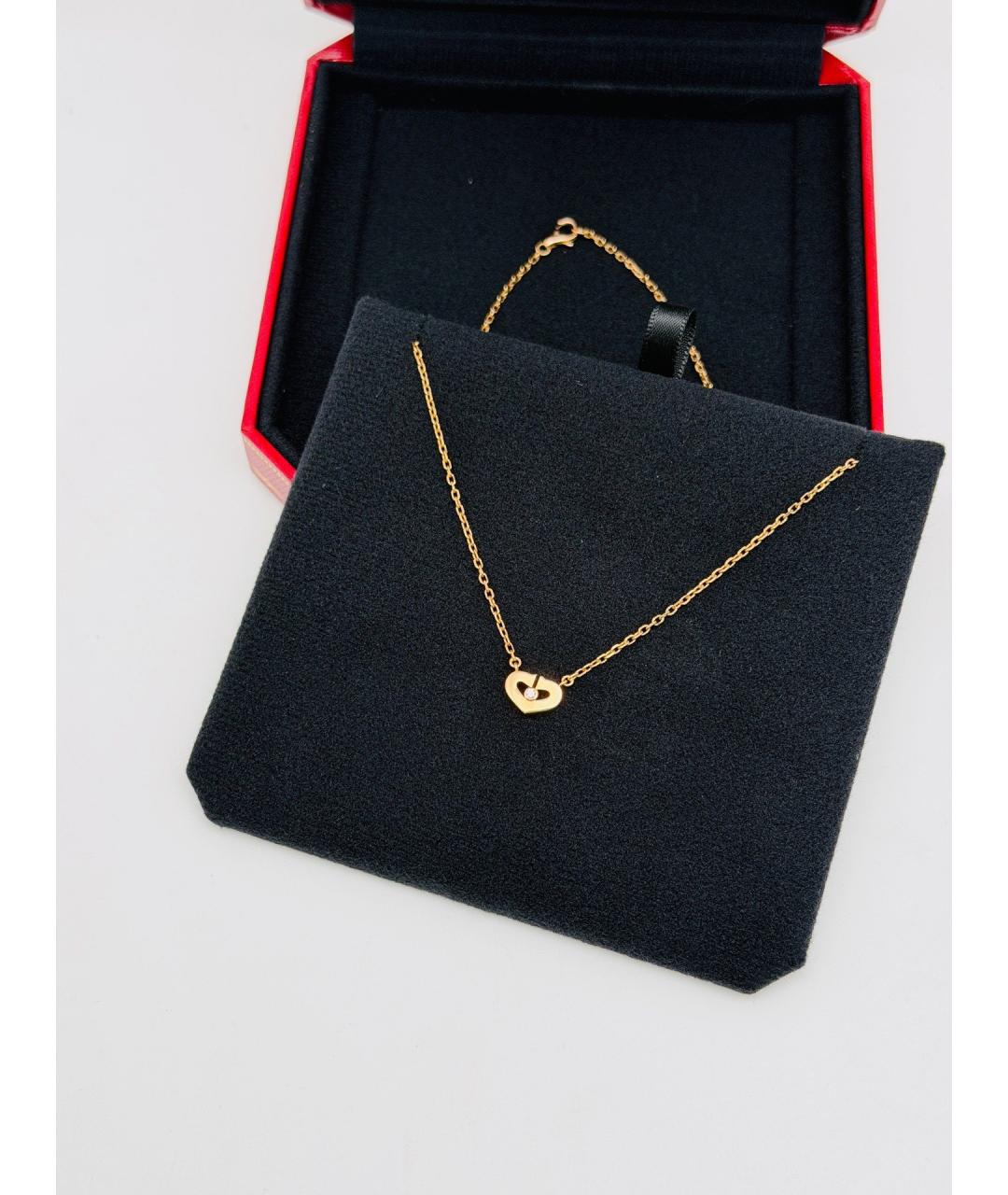 CARTIER Золотое колье из розового золота, фото 4
