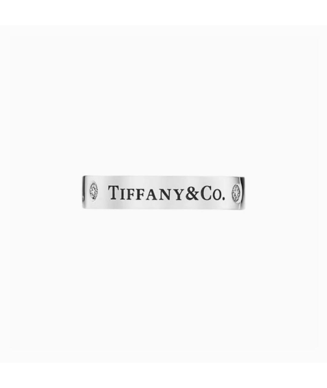 TIFFANY&CO Серебряное платиновое кольцо, фото 6