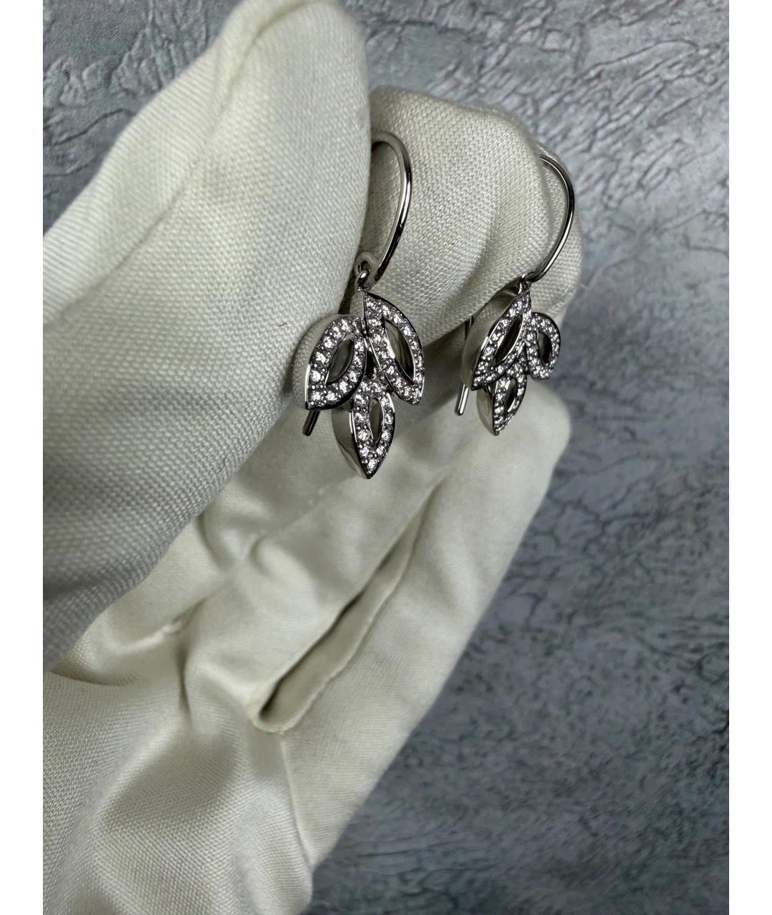 Harry Winston Золотые платиновые серьги, фото 3
