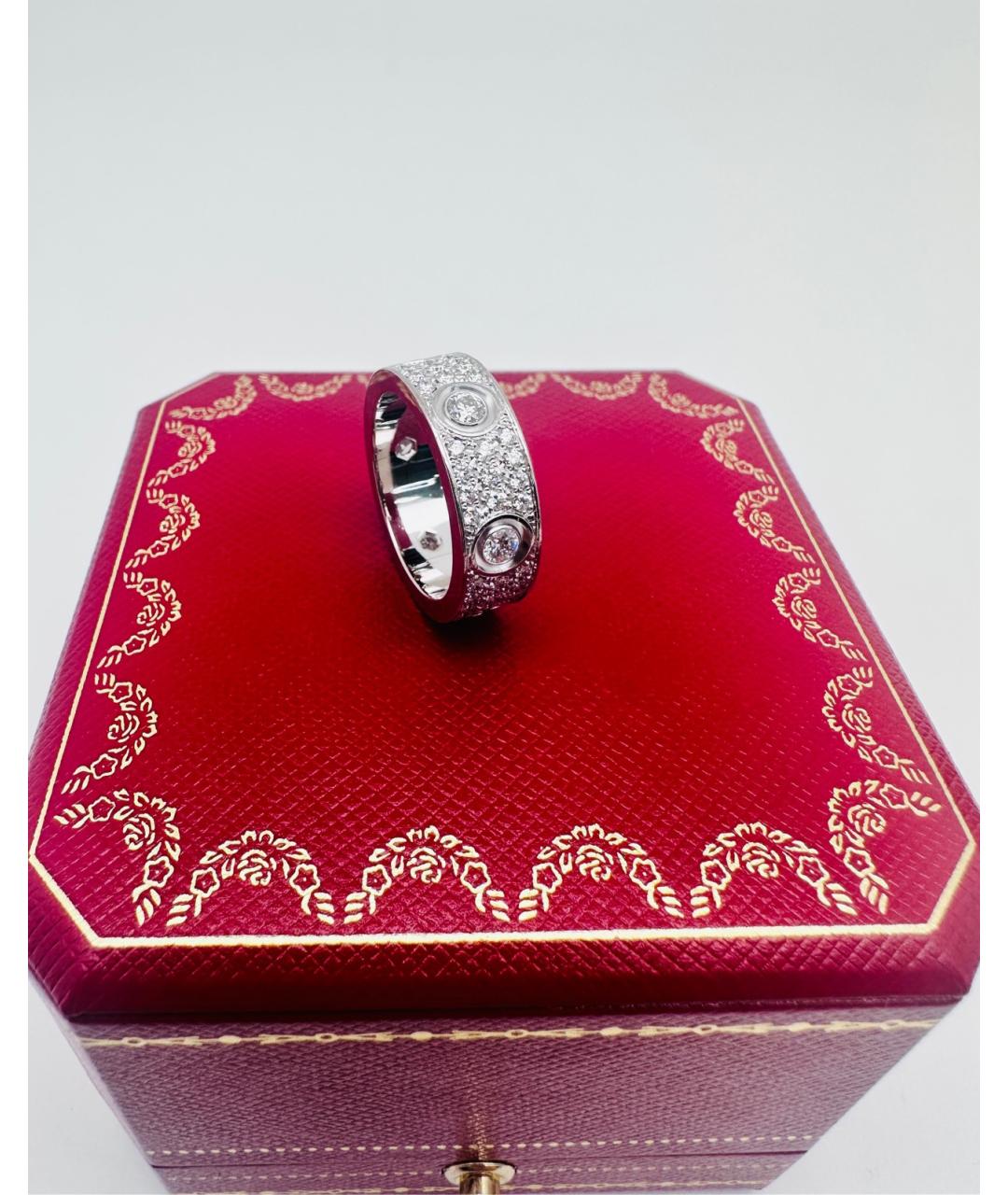 CARTIER Серебряное кольцо из белого золота, фото 4