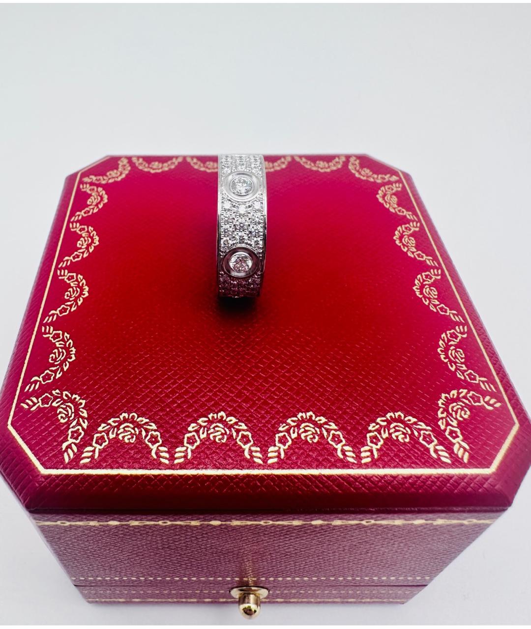 CARTIER Серебряное кольцо из белого золота, фото 5
