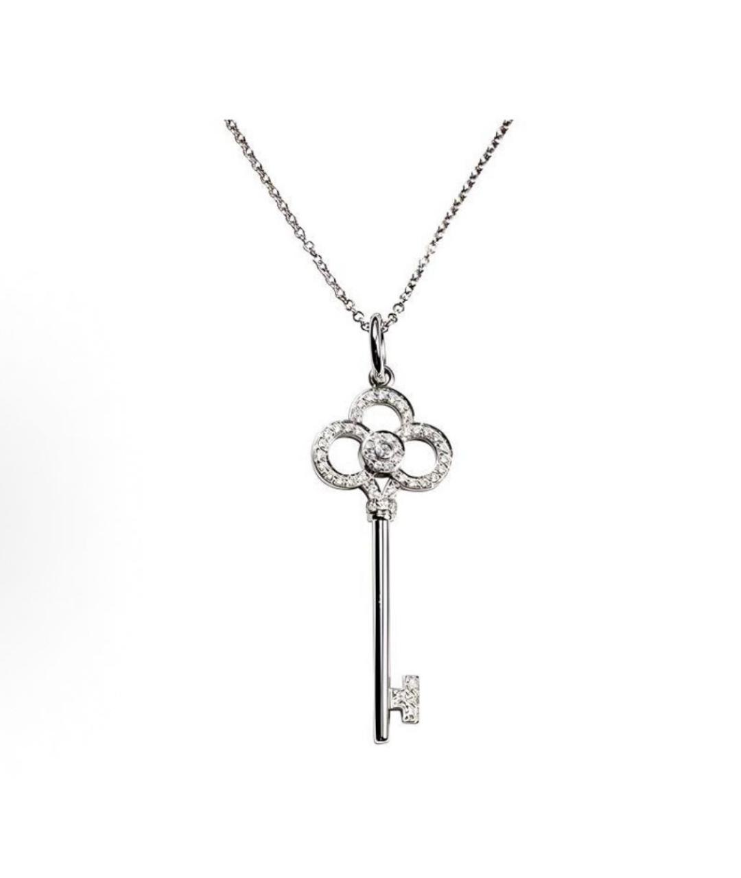 TIFFANY&CO Серебряное колье из белого золота, фото 5