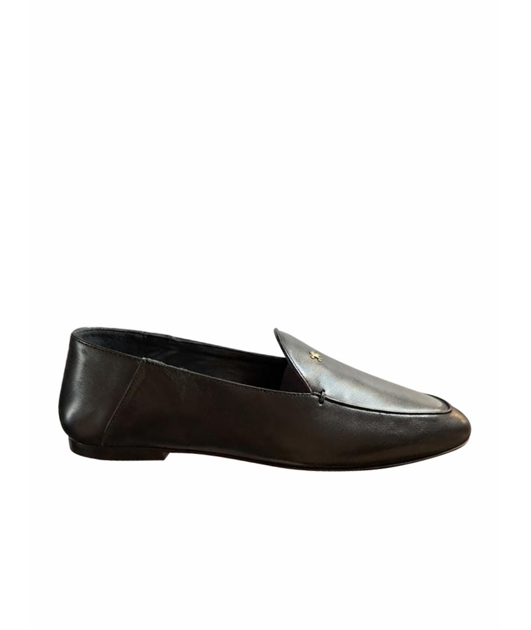 CELINE Черные кожаные лоферы, фото 1