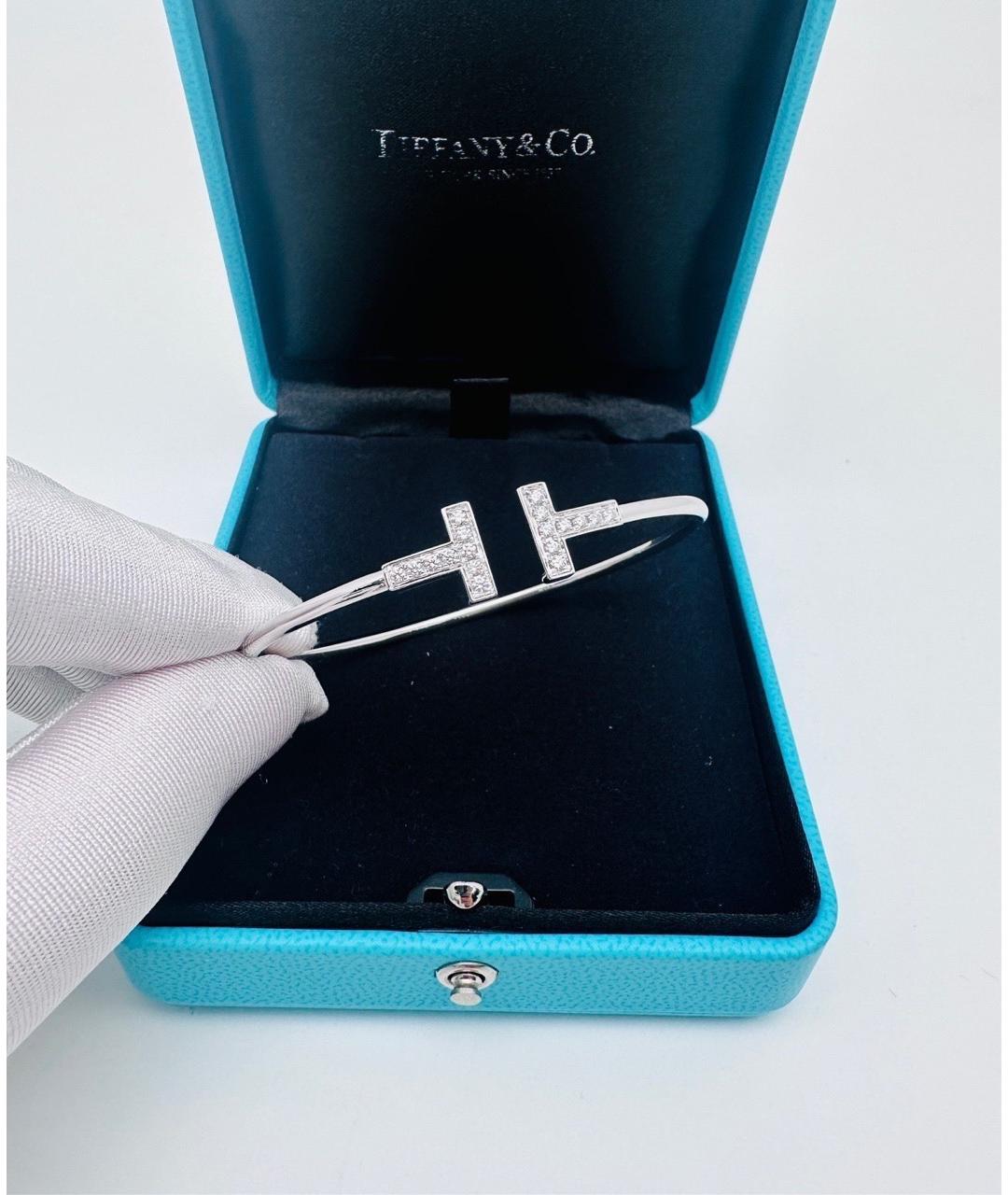 TIFFANY&CO Серебряный браслет из белого золота, фото 7