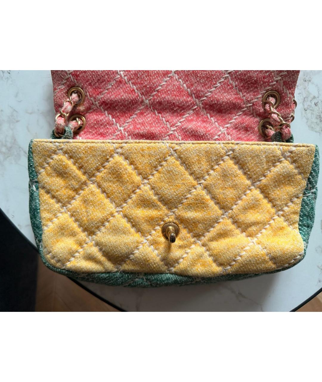 CHANEL Мульти твидовая сумка с короткими ручками, фото 3