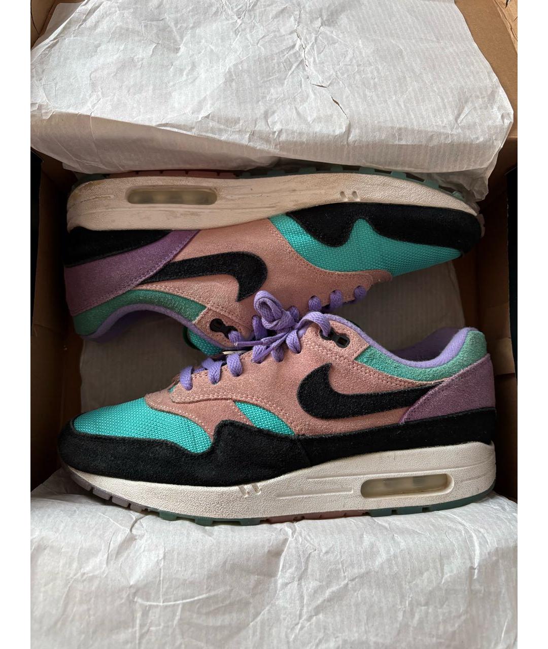 NIKE Мульти текстильные низкие кроссовки / кеды, фото 2