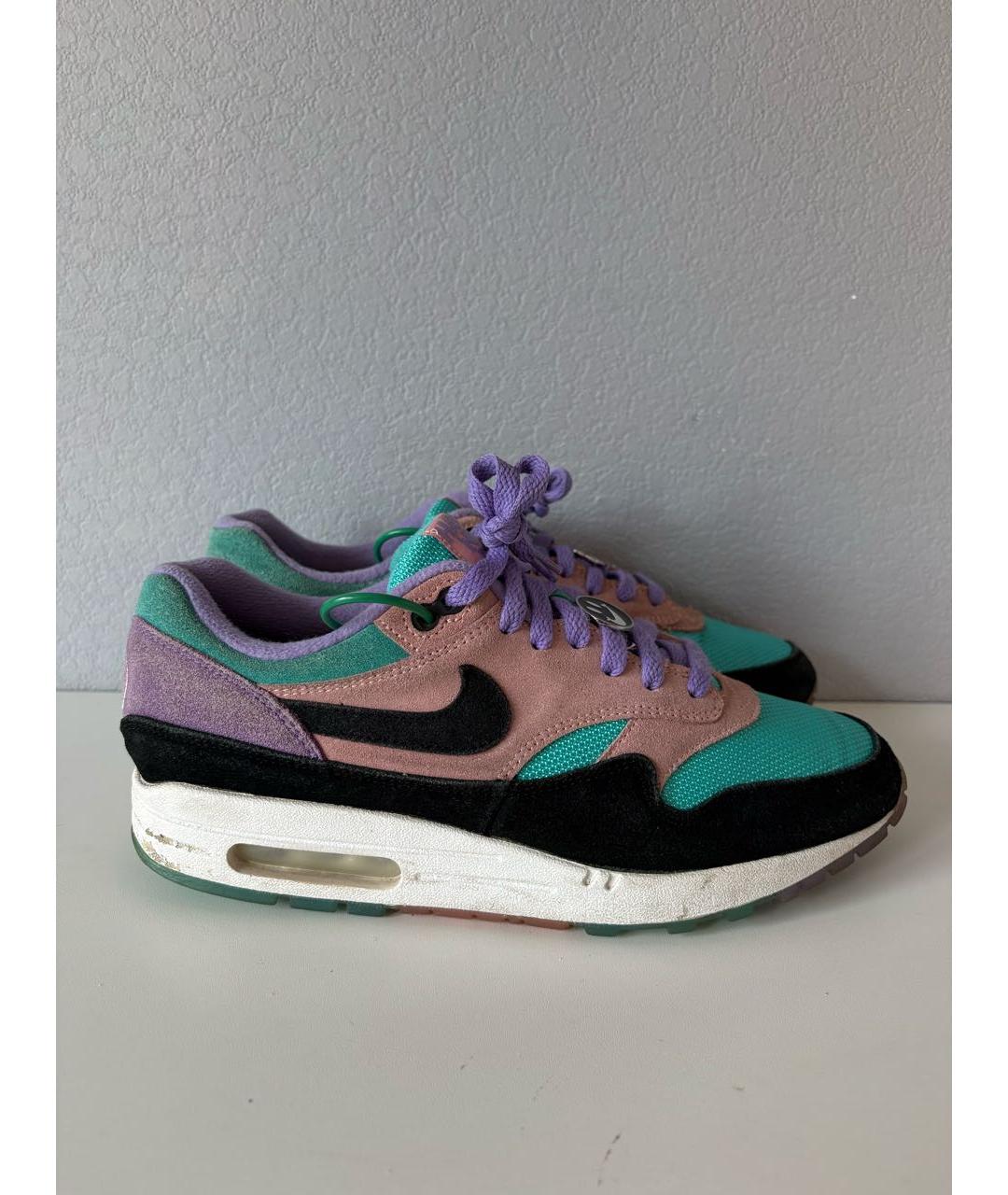 NIKE Мульти текстильные низкие кроссовки / кеды, фото 4