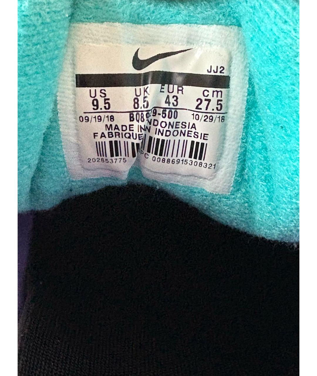 NIKE Мульти текстильные низкие кроссовки / кеды, фото 8