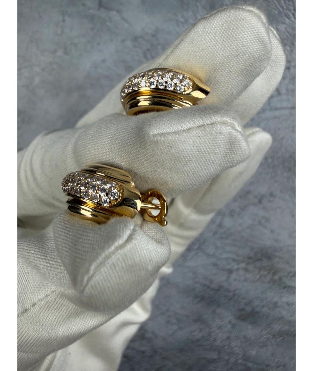PIAGET Золотые серьги из желтого золота, фото 3