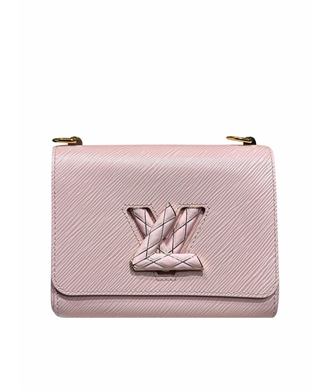 LOUIS VUITTON Розовая кожаная сумка через плечо, фото 1