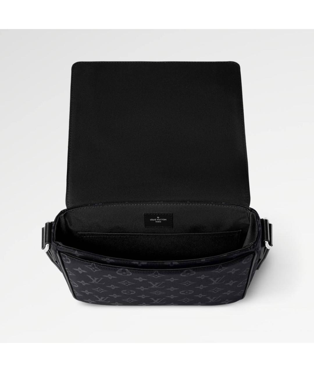 LOUIS VUITTON Черная канва сумка на плечо, фото 2