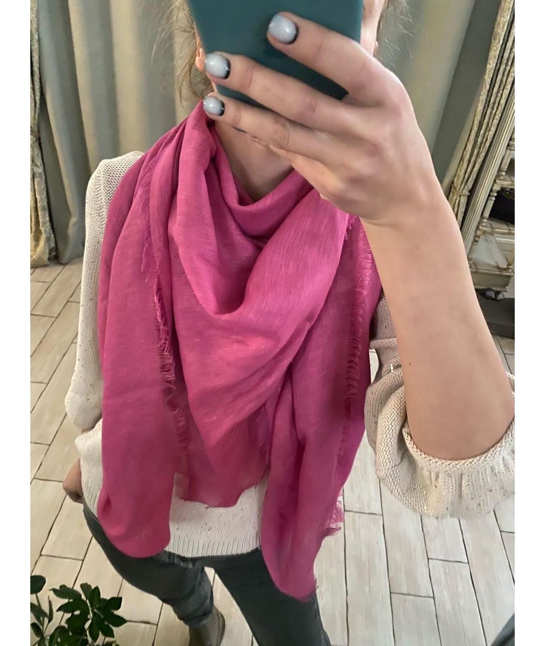 ETRO Розовый платок, фото 3