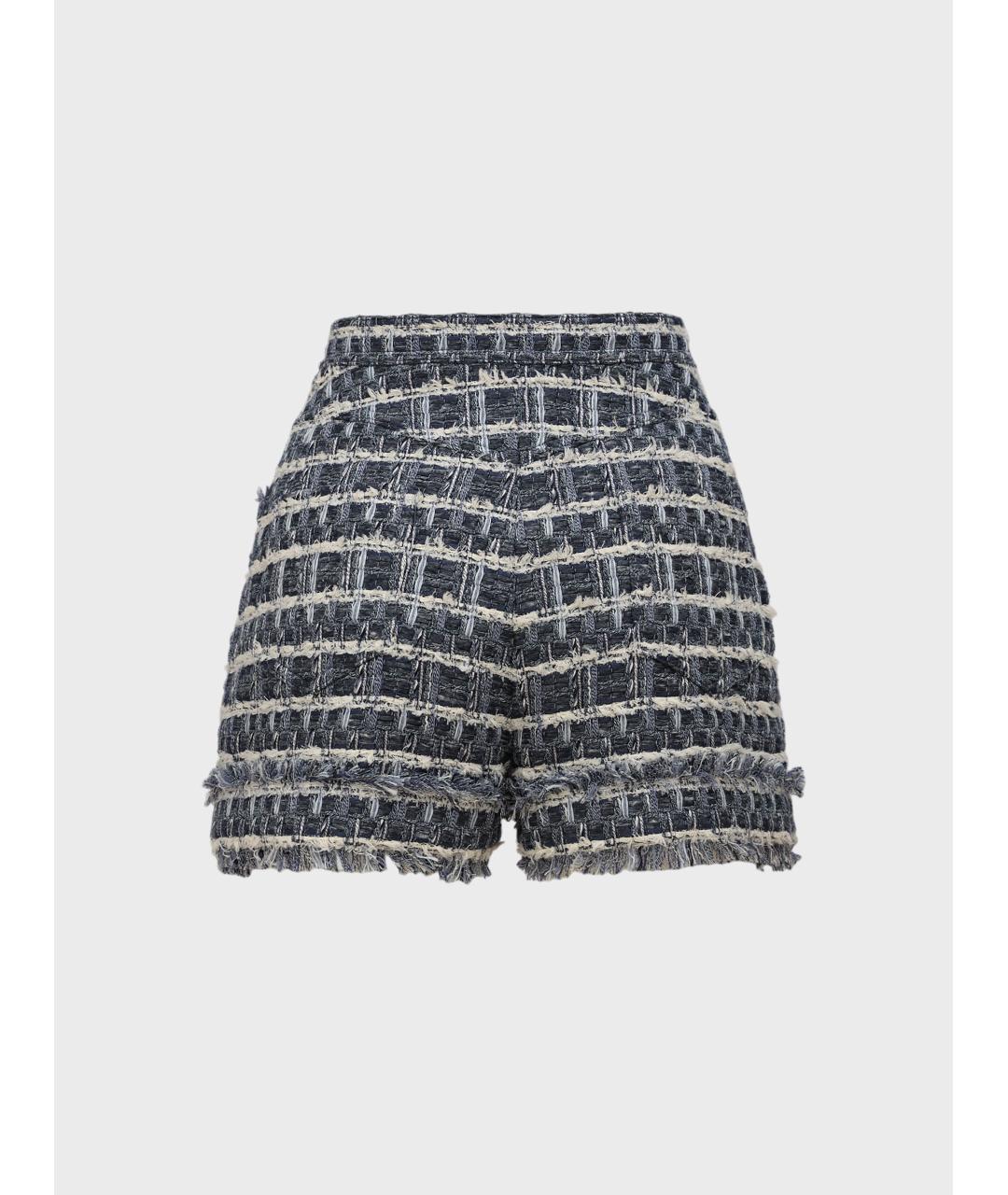 BALMAIN Серые твидовые шорты, фото 2