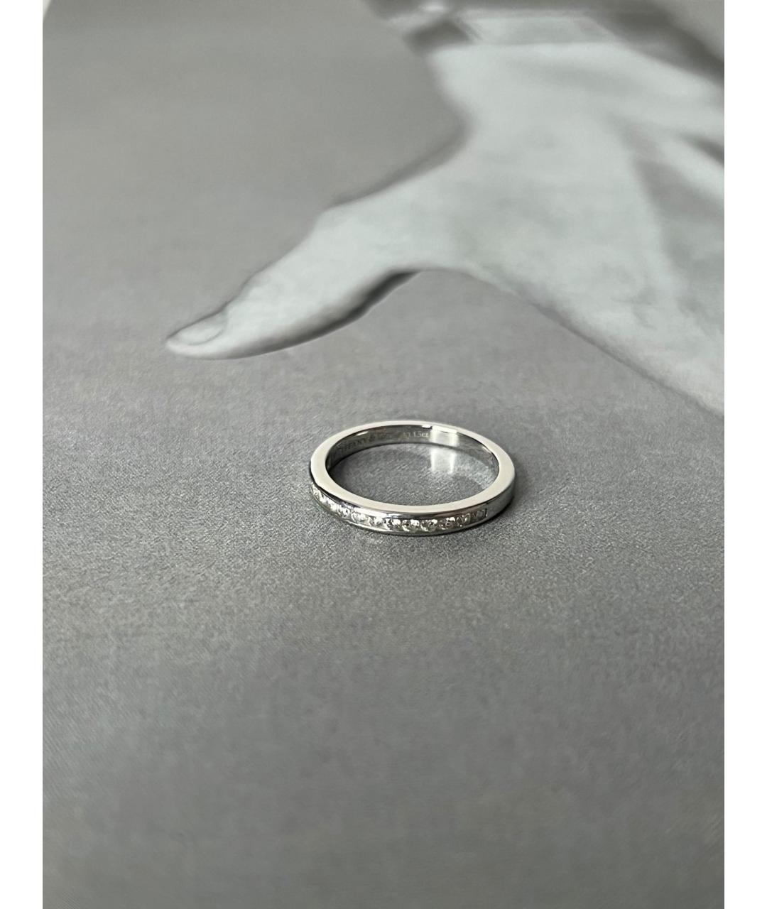 TIFFANY&CO Серебряное платиновое кольцо, фото 4