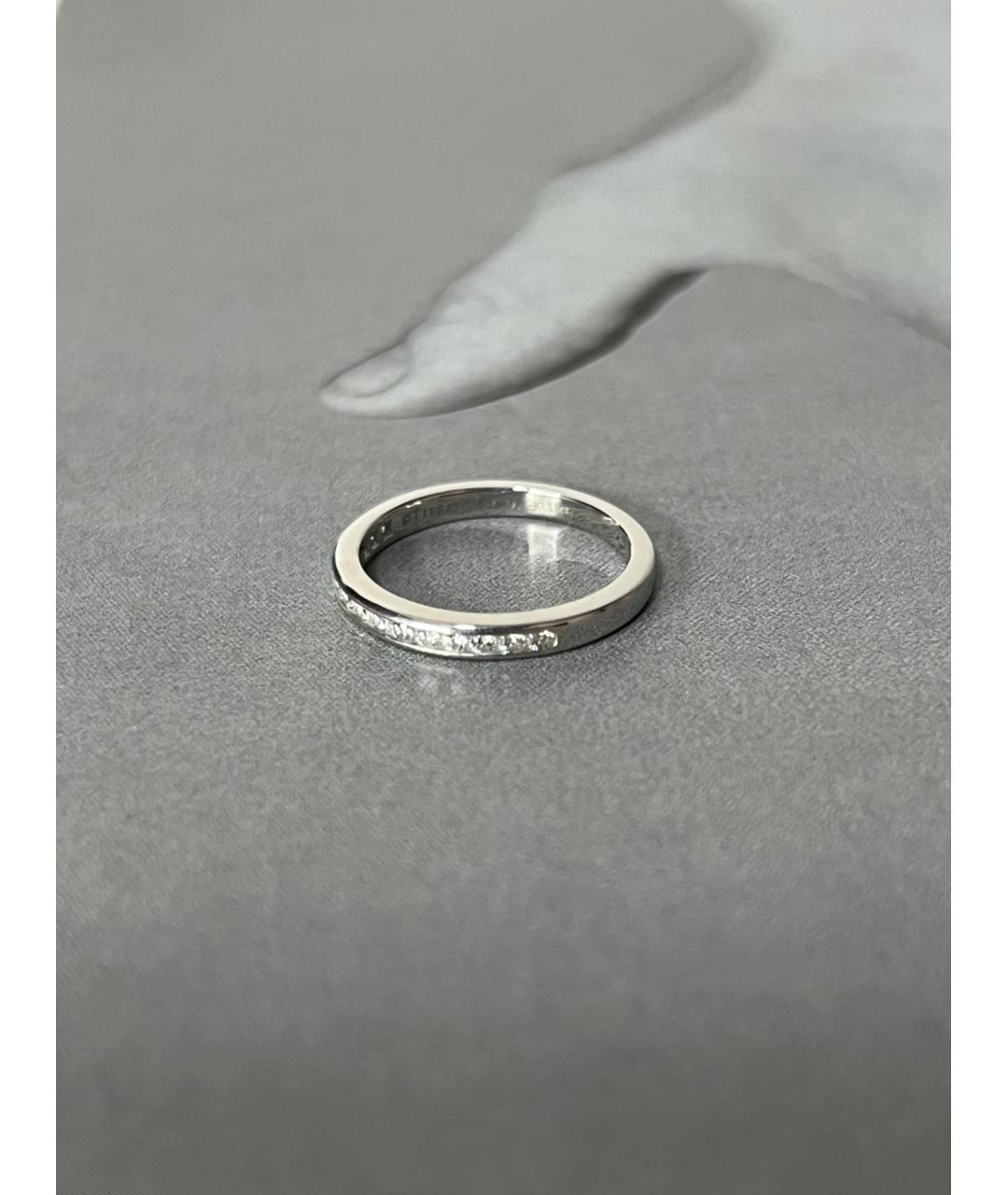 TIFFANY&CO Серебряное платиновое кольцо, фото 3