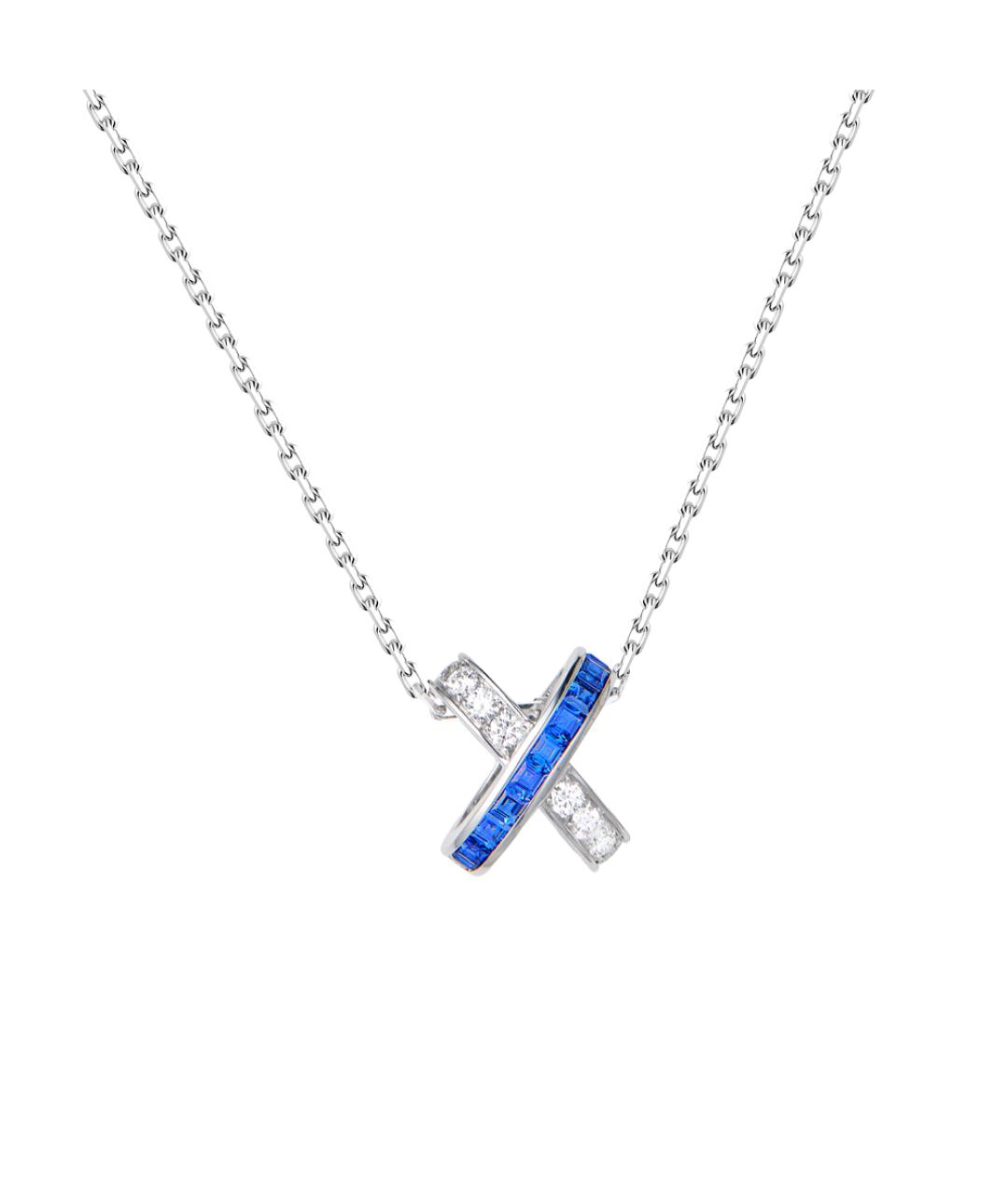 CHAUMET Синяя подвеска из белого золота, фото 1