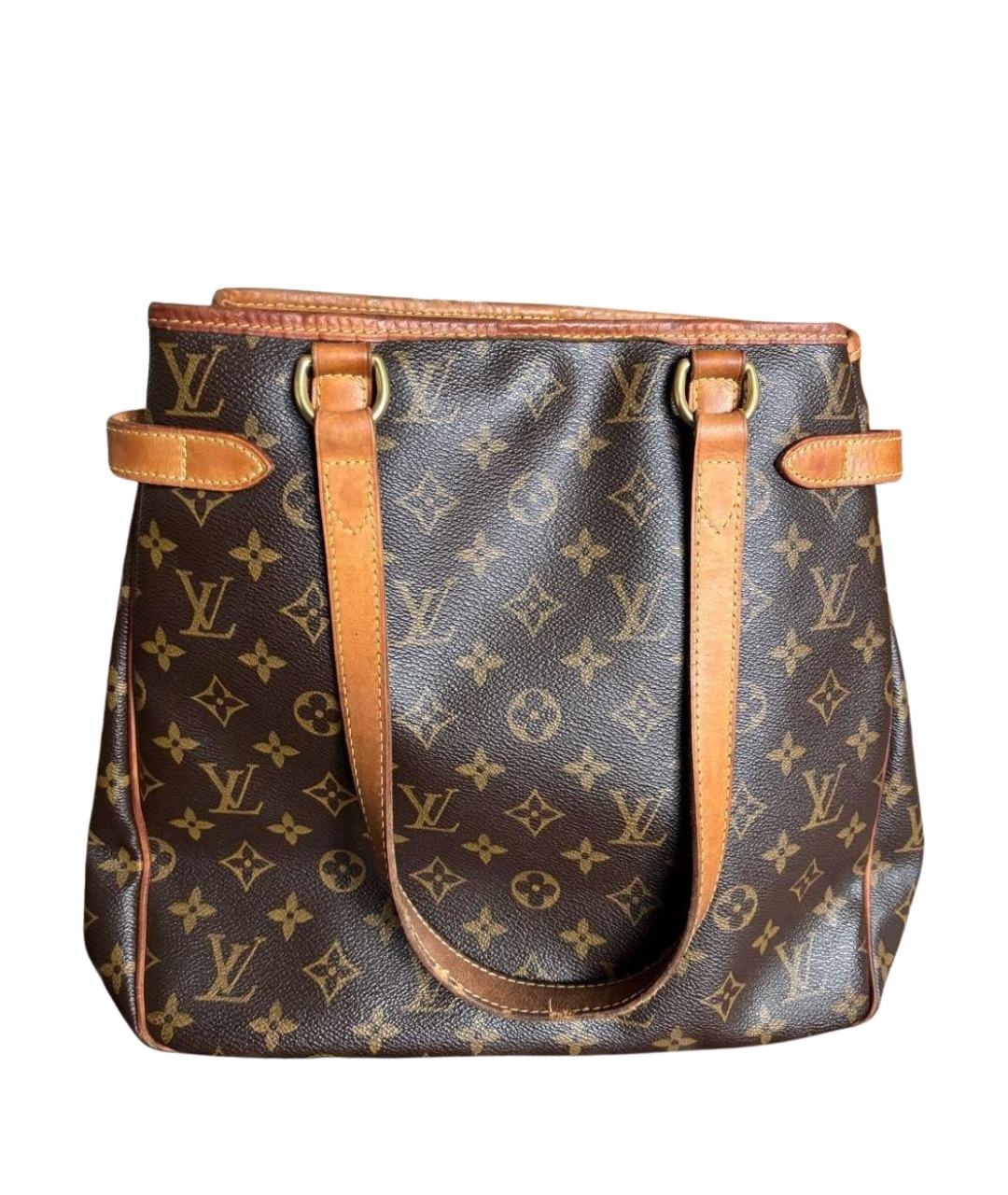 LOUIS VUITTON Коричневая канва сумка с короткими ручками, фото 1