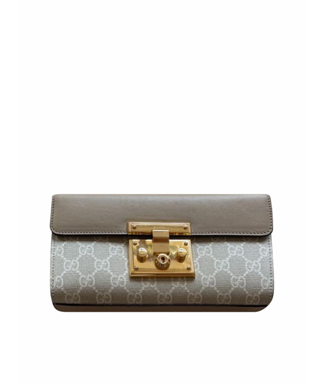 GUCCI Бежевая канва сумка через плечо, фото 1