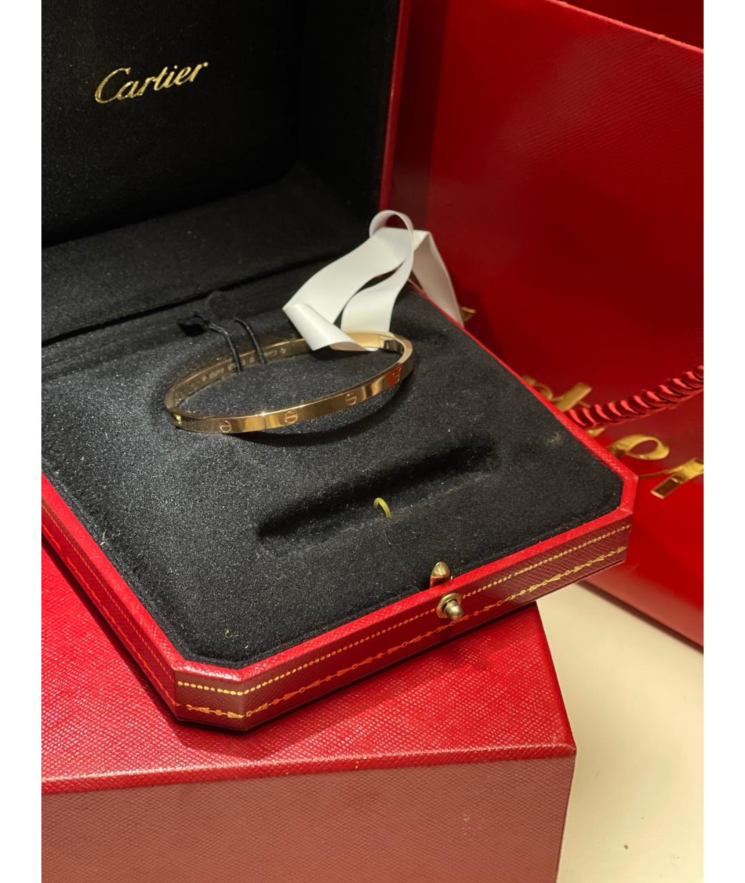 CARTIER Золотой браслет из розового золота, фото 4