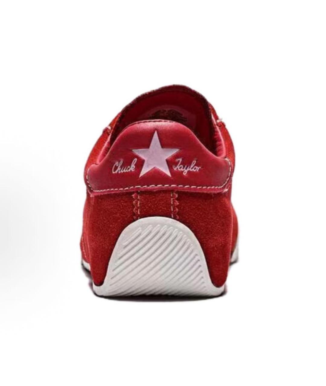 CONVERSE Бордовые кожаные кеды, фото 4
