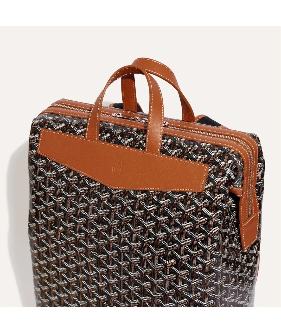GOYARD Коричневый рюкзак, фото 4