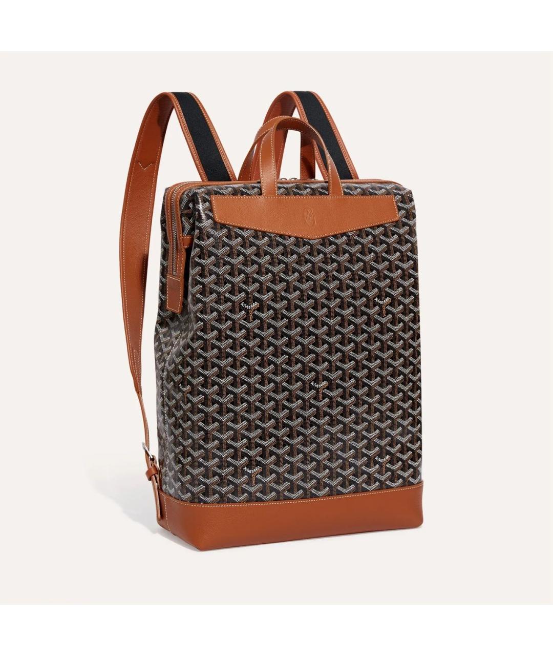 GOYARD Коричневый рюкзак, фото 7