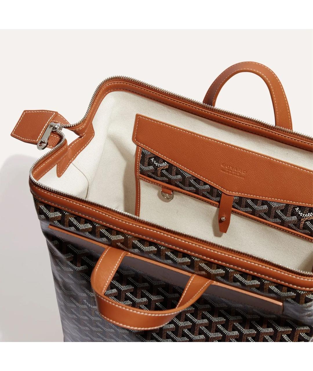 GOYARD Коричневый рюкзак, фото 5