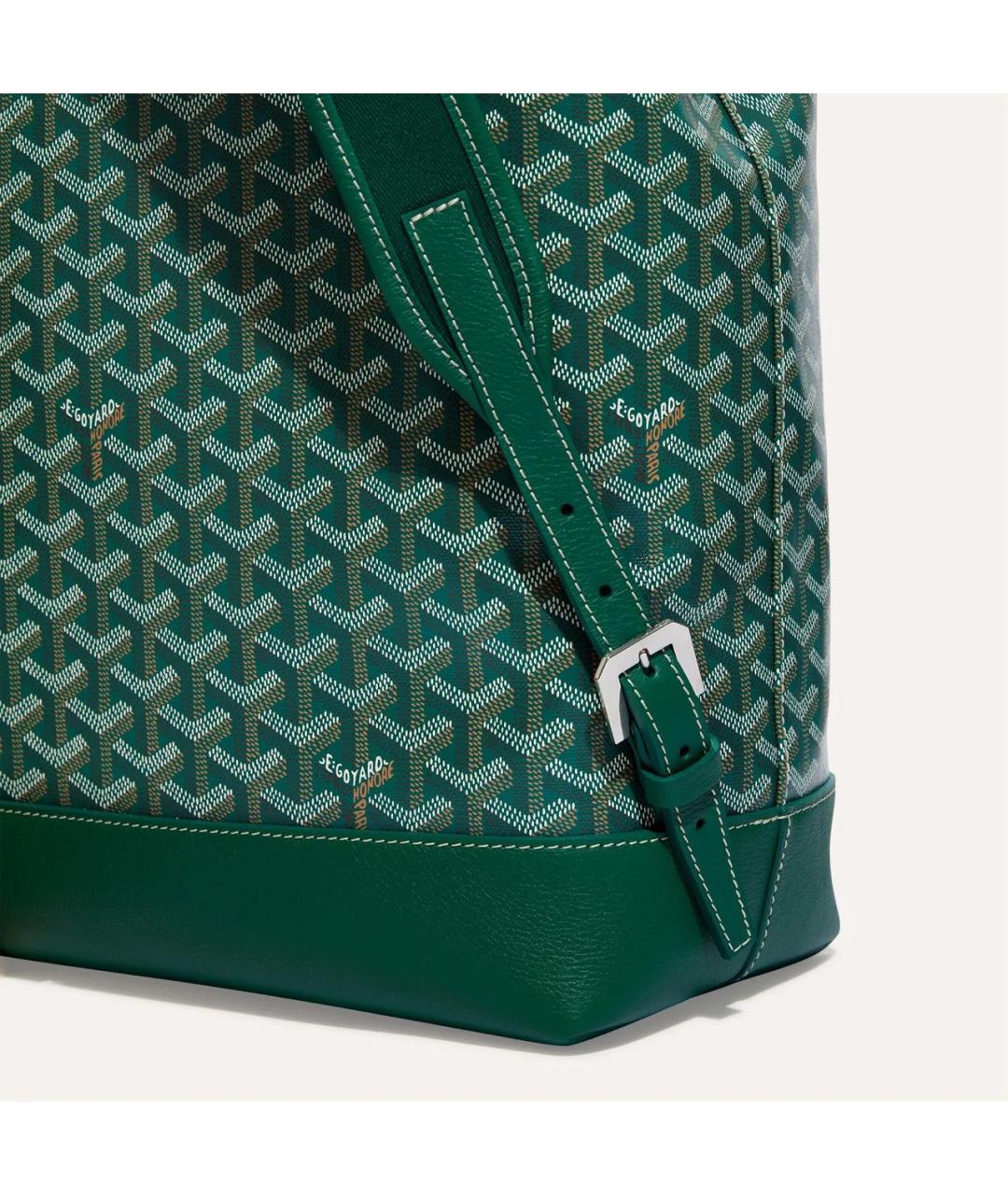 GOYARD Зеленый рюкзак, фото 6