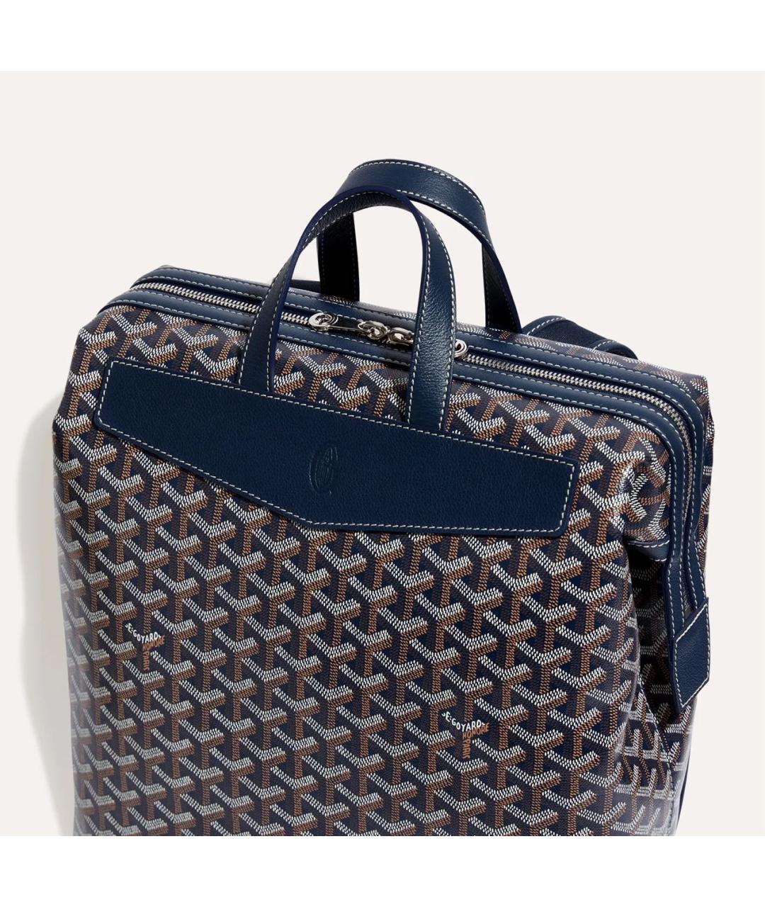 GOYARD Темно-синий рюкзак, фото 4