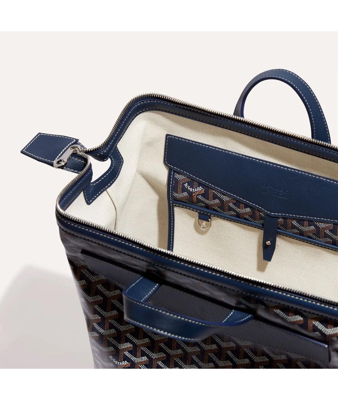 GOYARD Темно-синий рюкзак, фото 5