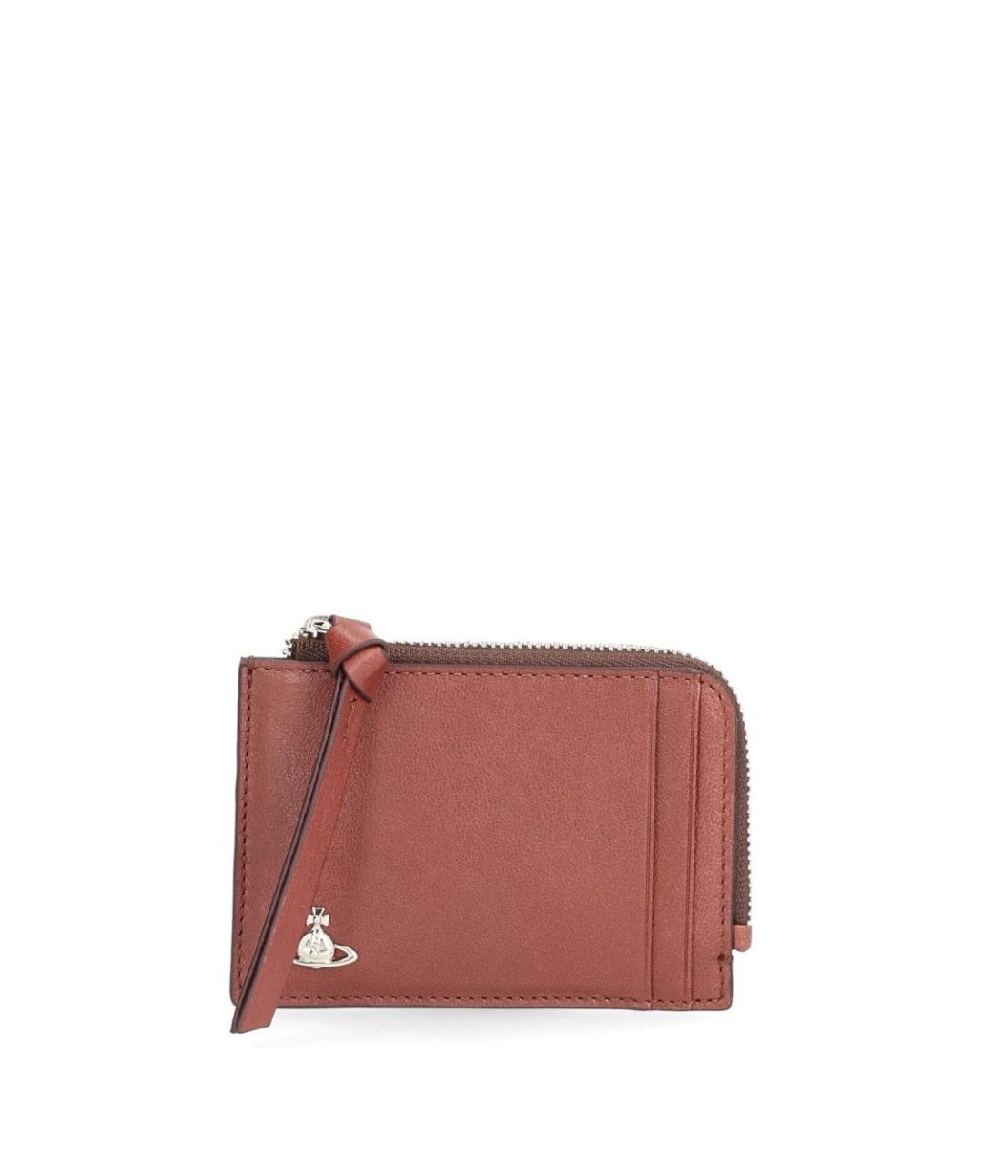 VIVIENNE WESTWOOD Красный кожаный кошелек, фото 1