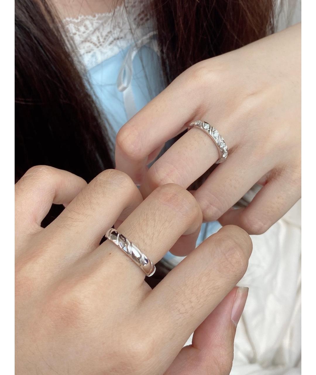 CHAUMET Серебряное кольцо из белого золота, фото 7