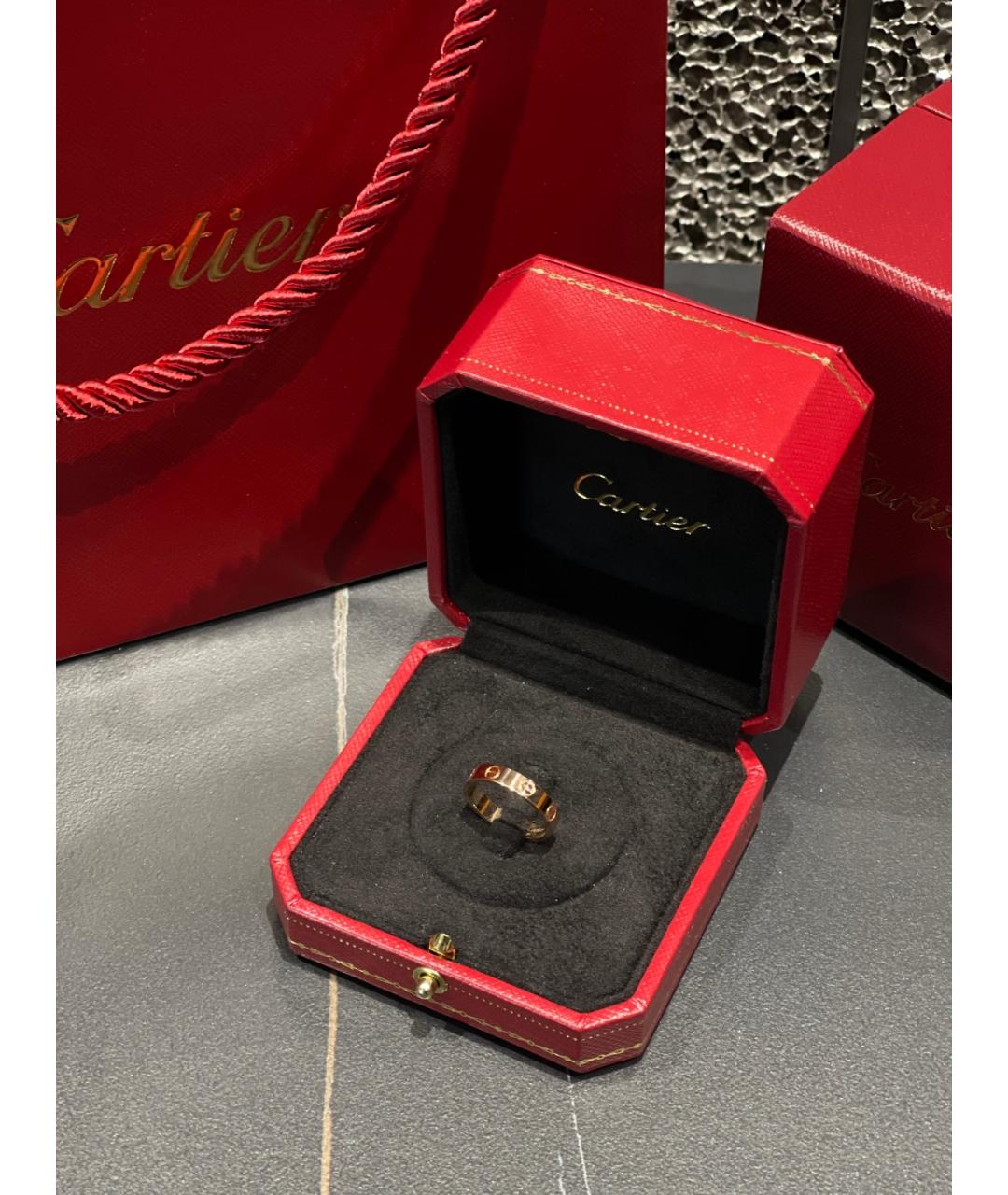 CARTIER Золотое кольцо из розового золота, фото 7