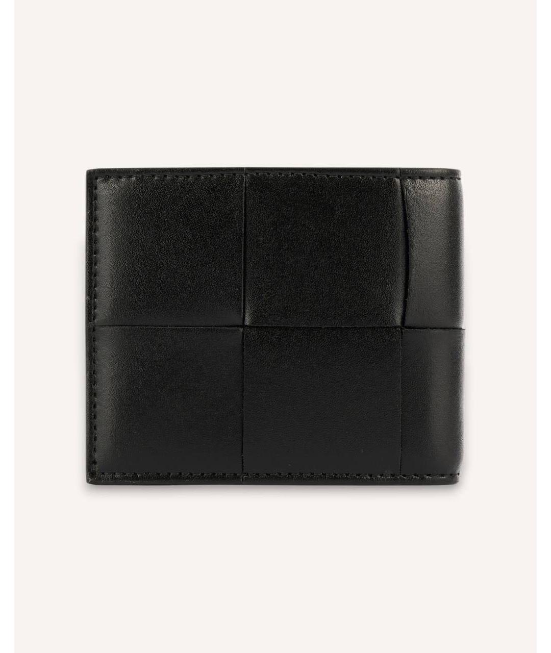 BOTTEGA VENETA Черный кожаный кошелек, фото 2