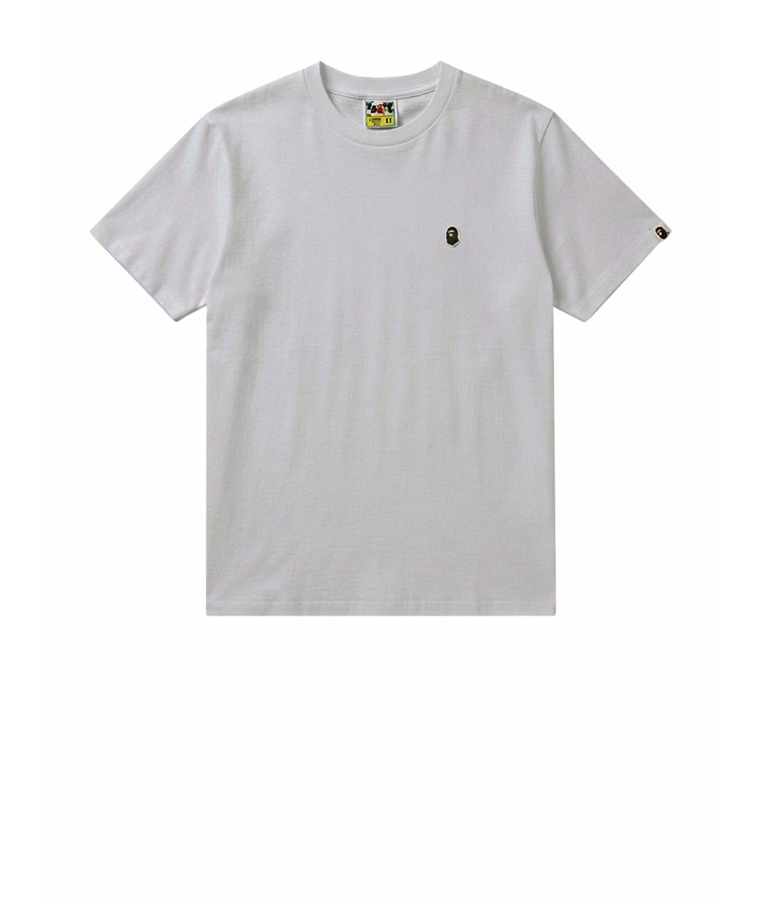 BAPE Белая хлопковая футболка, фото 1