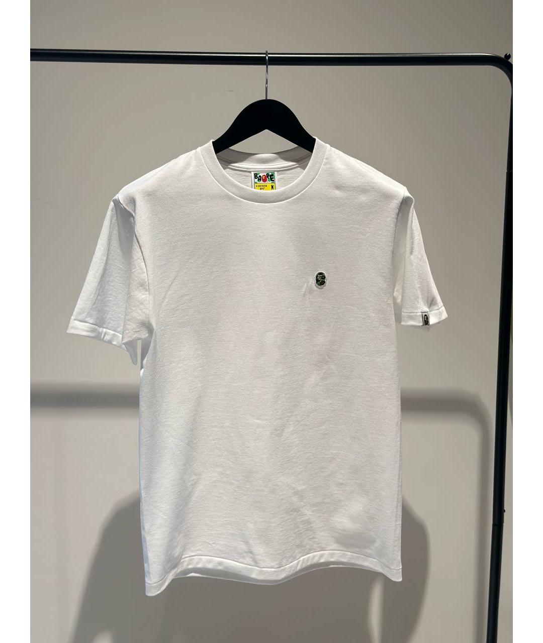 BAPE Белая хлопковая футболка, фото 6